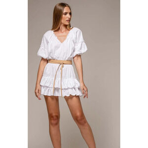 Lusana Darya Dress White - Size L